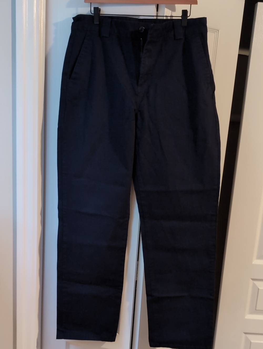 Old Navy Men's Navy 90s Loose Blue Casual Chino Pants